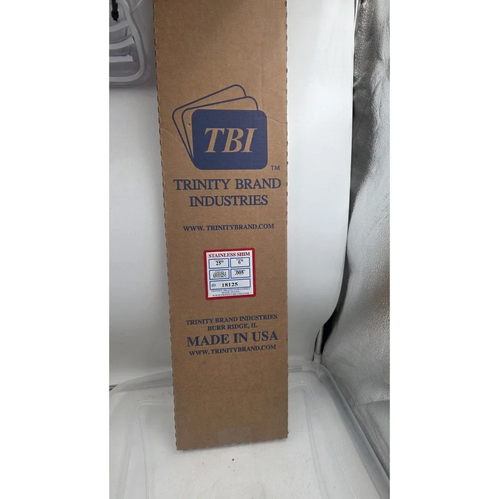 12. 301 Stainless Steel Shim Stock, 6